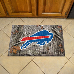 Buffalo Bills Rubber Scraper Door Mat Camo