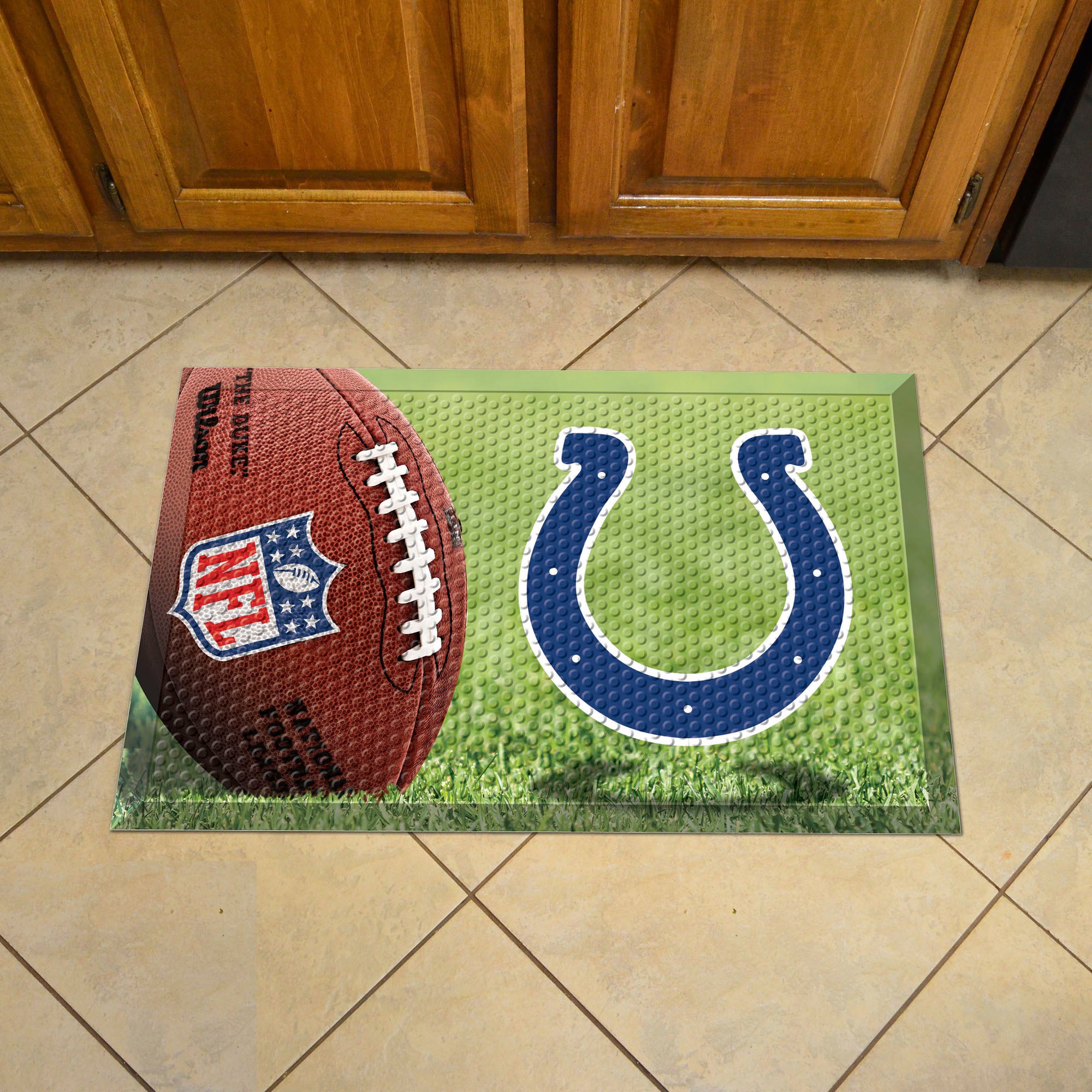 Indianapolis Colts Rubber Scraper Door Mat