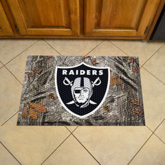 Las Vegas Raiders Rubber Scraper Door Mat Camo