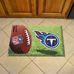 Tennessee Titans Rubber Scraper Door Mat - Tennessee Titans