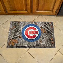 Chicago Cubs Rubber Scraper Door Mat Camo