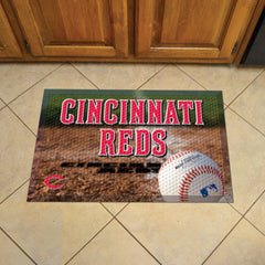 Cincinnati Reds Rubber Scraper Door Mat - Cincinnati Reds