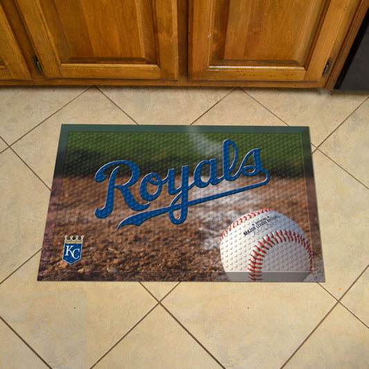 Kansas City Royals Rubber Scraper Door Mat