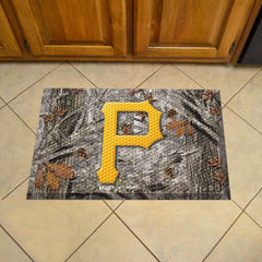 Pittsburgh Pirates Rubber Scraper Door Mat Camo