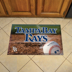 Tampa Bay Rays Rubber Scraper Door Mat