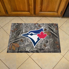 Toronto Blue Jays Rubber Scraper Door Mat Camo