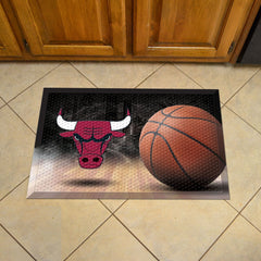 Chicago Bulls Rubber Scraper Door Mat - Chicago Bulls