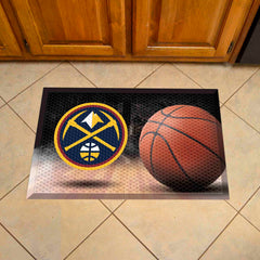 Denver Nuggets Rubber Scraper Door Mat