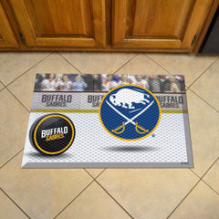 Buffalo Sabres Rubber Scraper Door Mat - Buffalo Sabres