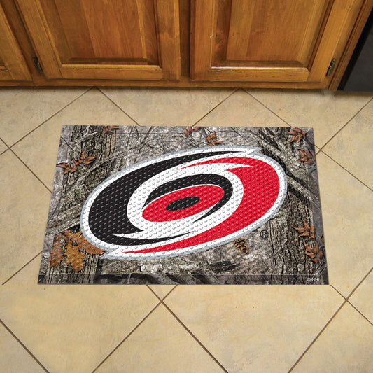 Carolina Hurricanes Rubber Scraper Door Mat Camo - Carolina Hurricanes