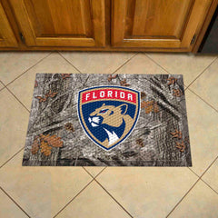 Florida Panthers Rubber Scraper Door Mat Camo