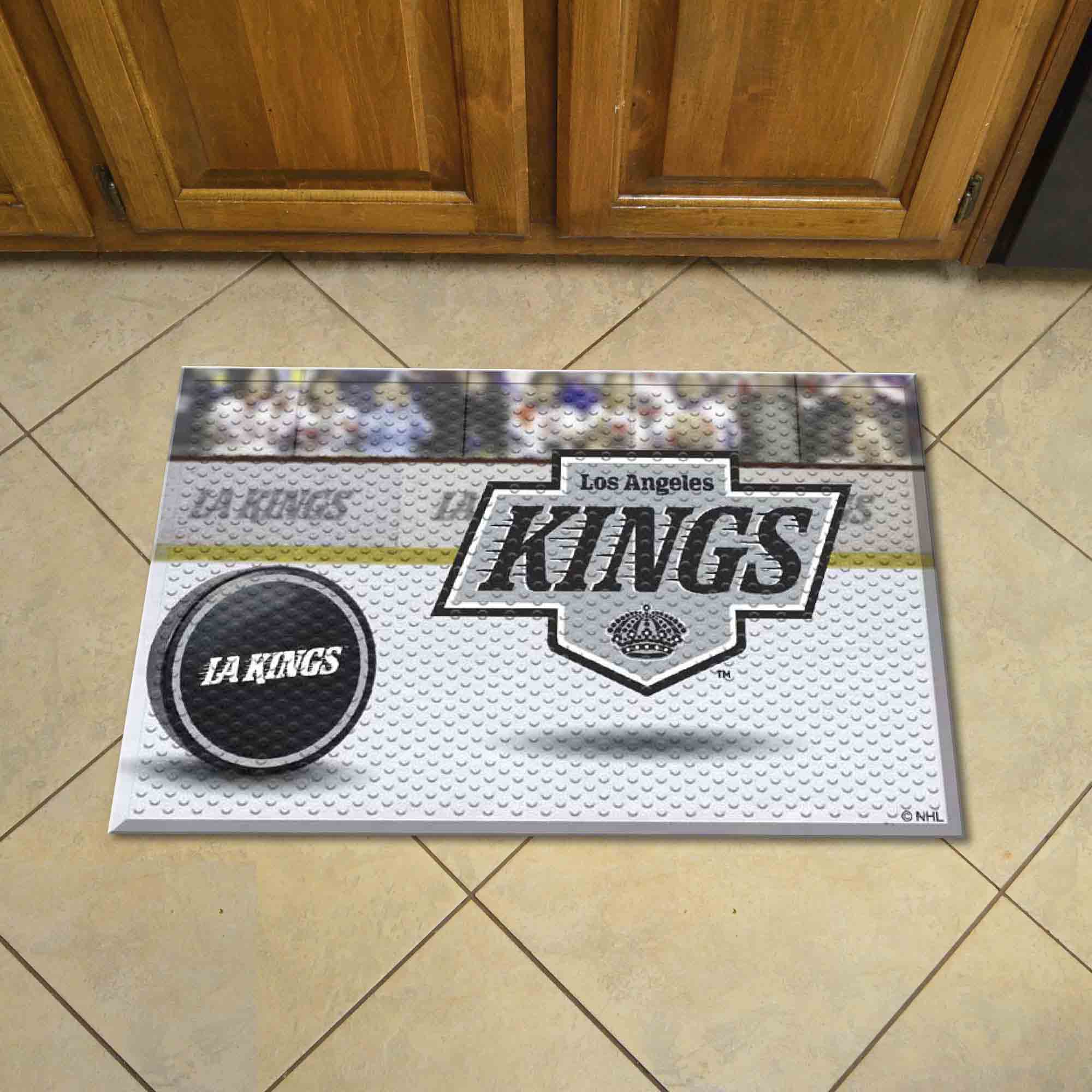 Los Angeles Kings Rubber Scraper Door Mat - Los Angeles Kings