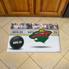 Minnesota Wild Rubber Scraper Door Mat