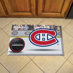 Montreal Canadiens Rubber Scraper Door Mat