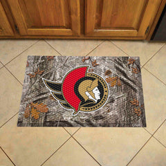 Ottawa Senators Rubber Scraper Door Mat Camo