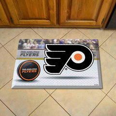 Philadelphia Flyers Rubber Scraper Door Mat