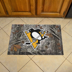 Pittsburgh Penguins Rubber Scraper Door Mat Camo