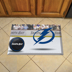 Tampa Bay Lightning Rubber Scraper Door Mat