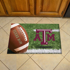 Texas A&M Aggies Rubber Scraper Door Mat