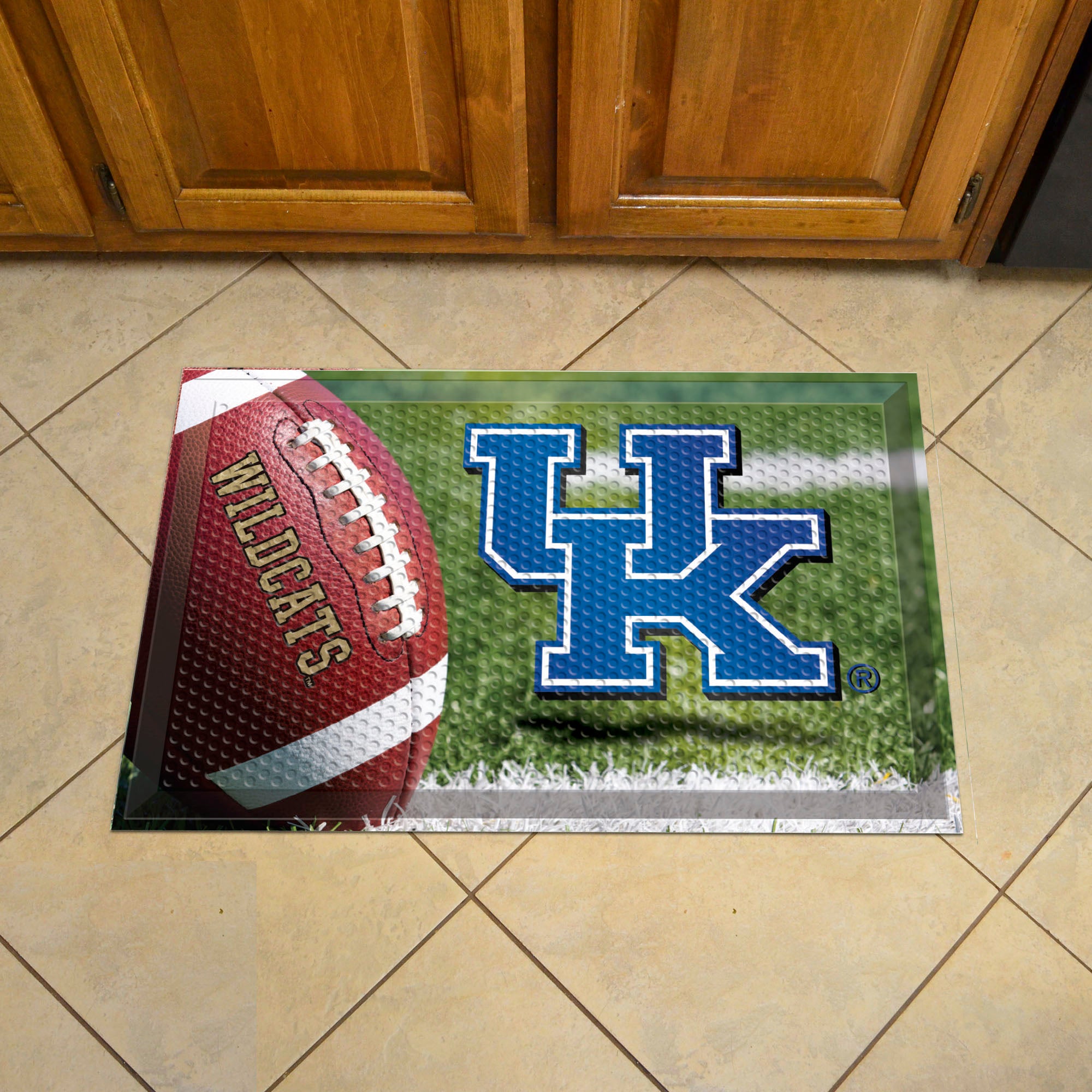 Kentucky Wildcats Rubber Scraper Door Mat