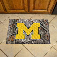 Michigan Wolverines Rubber Scraper Door Mat Camo