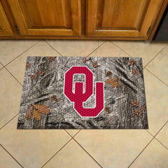 Oklahoma Sooners Rubber Scraper Door Mat Camo - Oklahoma