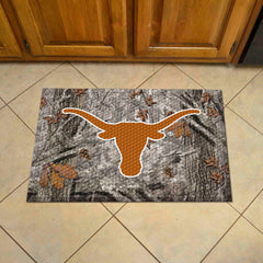 Texas Longhorns Rubber Scraper Door Mat Camo