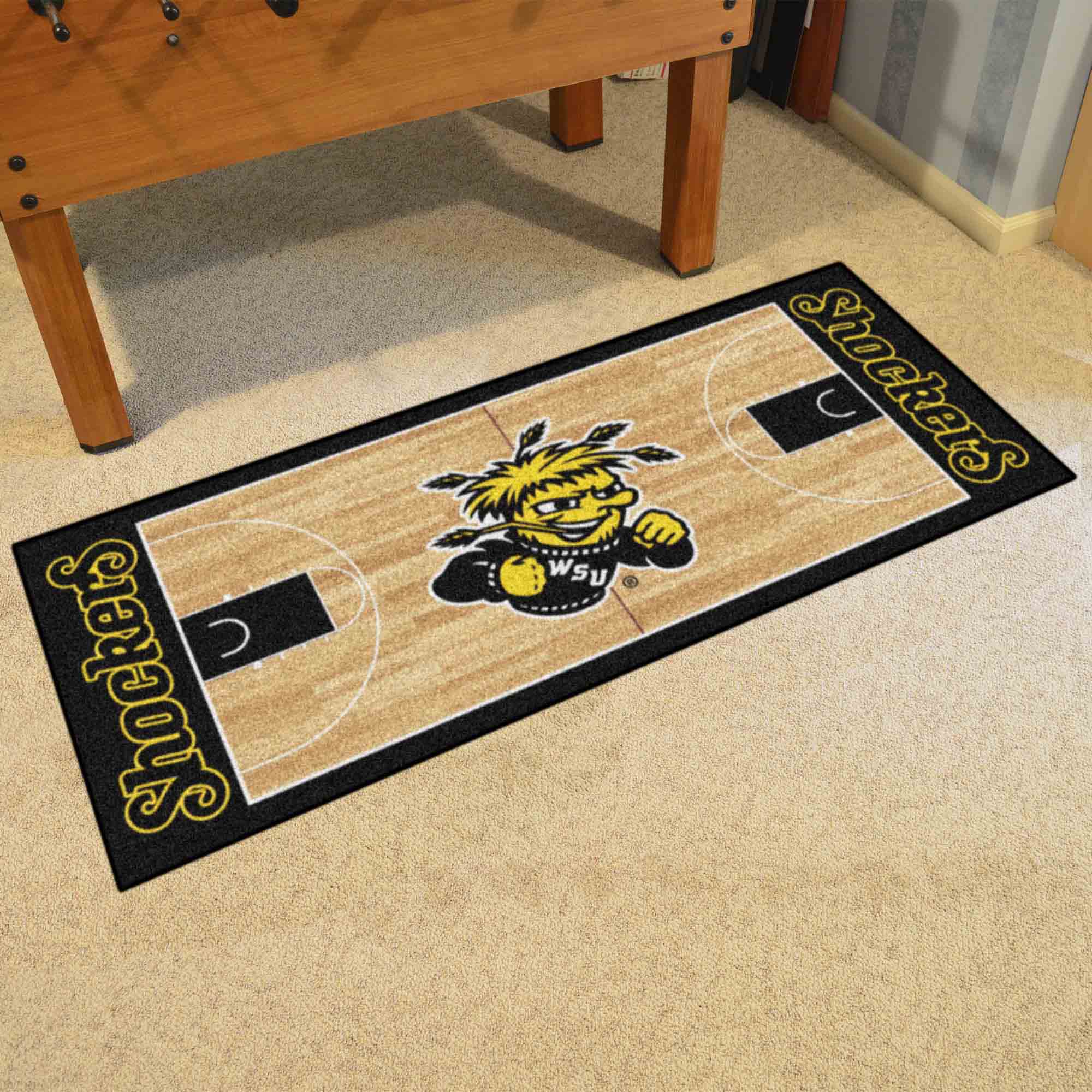 Wichita State Shockers Court Runner Rug - 30in. x 72in.