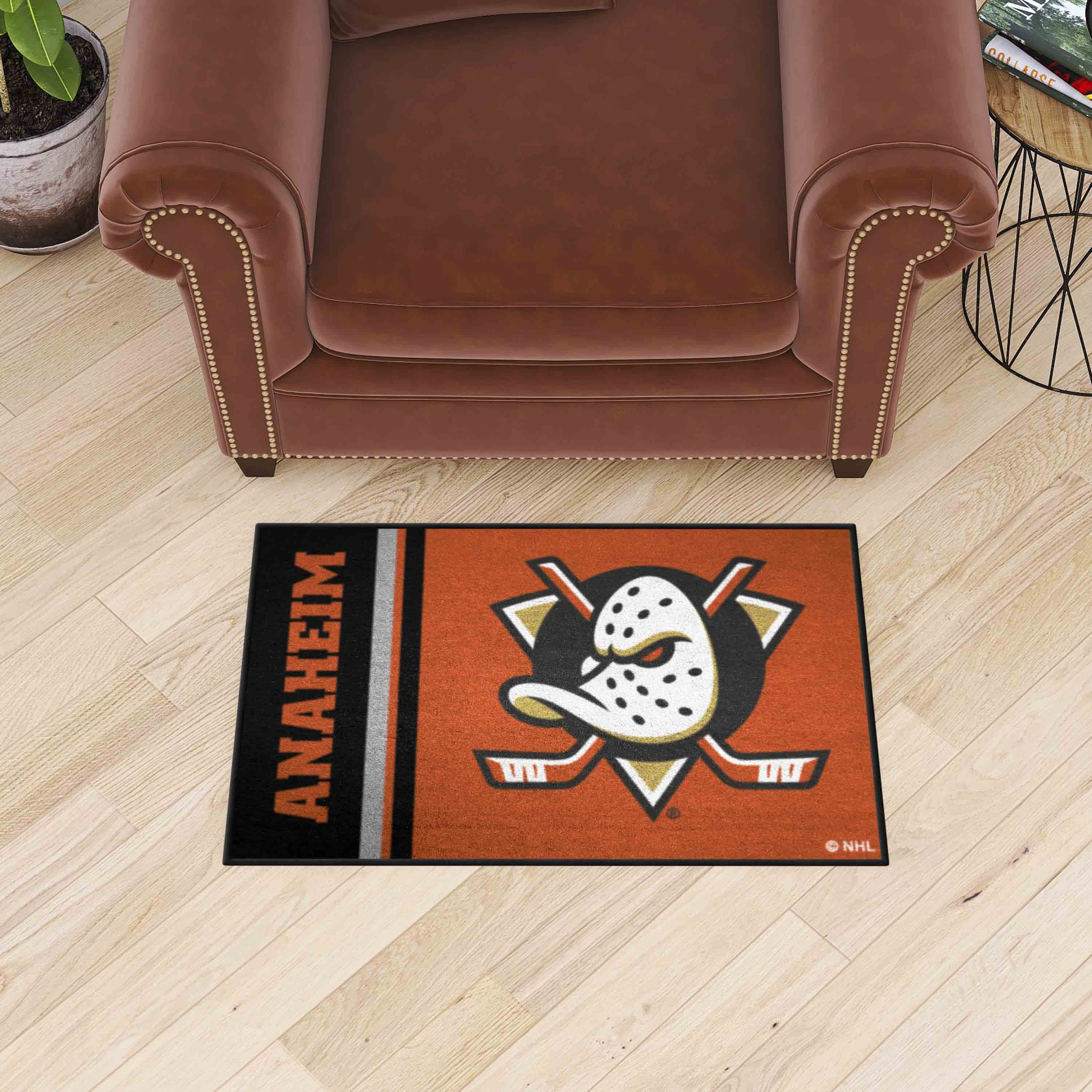 Anaheim Ducks Starter Mat Accent Rug - 19in. x 30in., Uniform Design, Uniform Design