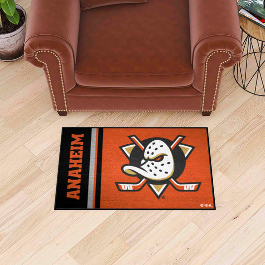 Anaheim Ducks Starter Mat Accent Rug - 19in. x 30in., Uniform Design, Uniform Design