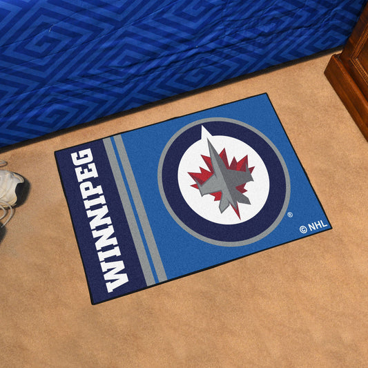 Winnipeg Jets Starter Mat Accent Rug - 19in. x 30in., Uniform Design