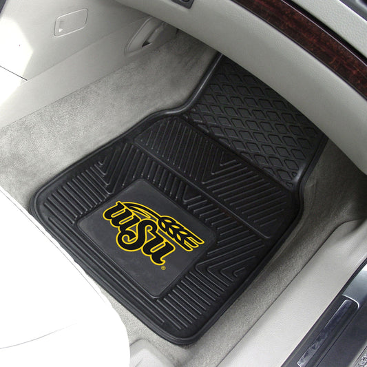 Wichita State Shockers Heavy Duty Car Mat Set - 2 Pieces