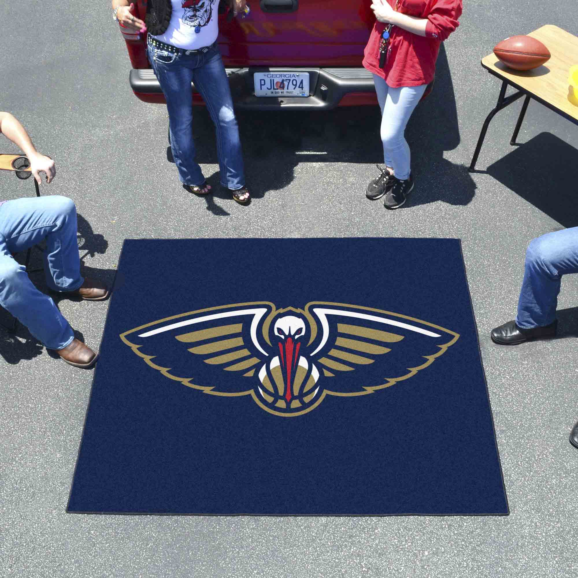 New Orleans Pelicans Tailgater Rug - 5ft. x 6ft. - New Orleans Pelicans