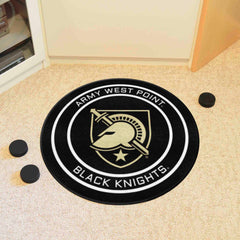 Army West Point Black Knights Hockey Puck Rug - 27in. Diameter