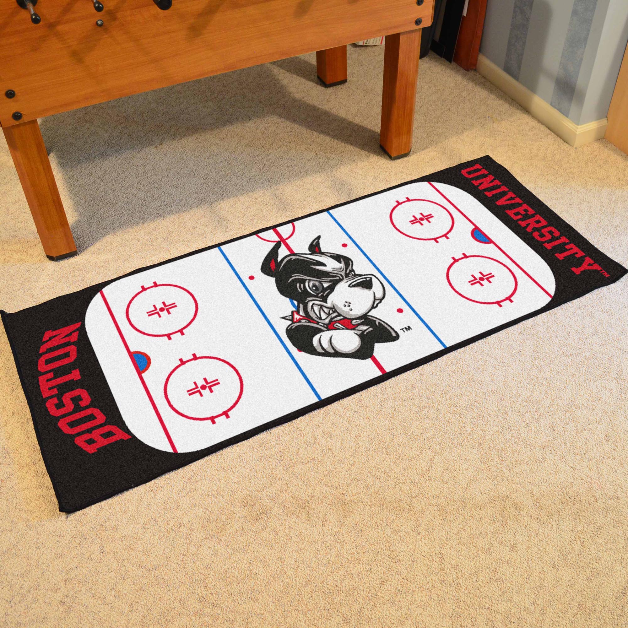 Boston Terriers Rink Runner - 30in. x 72in.