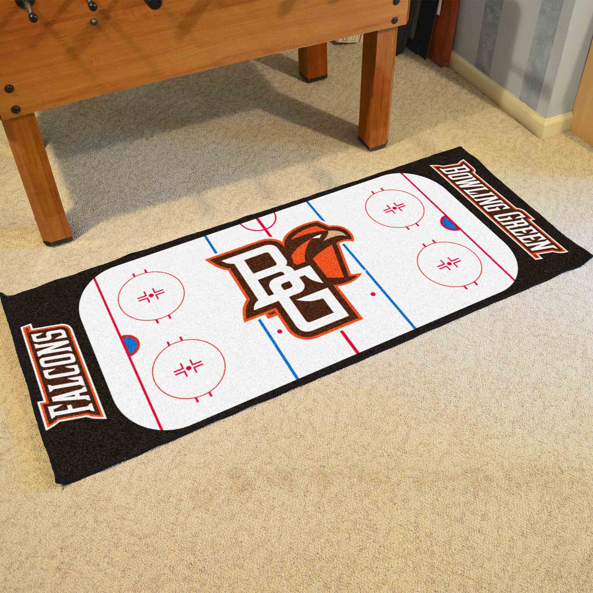 Bowling Green Falcons Rink Runner - 30in. x 72in.