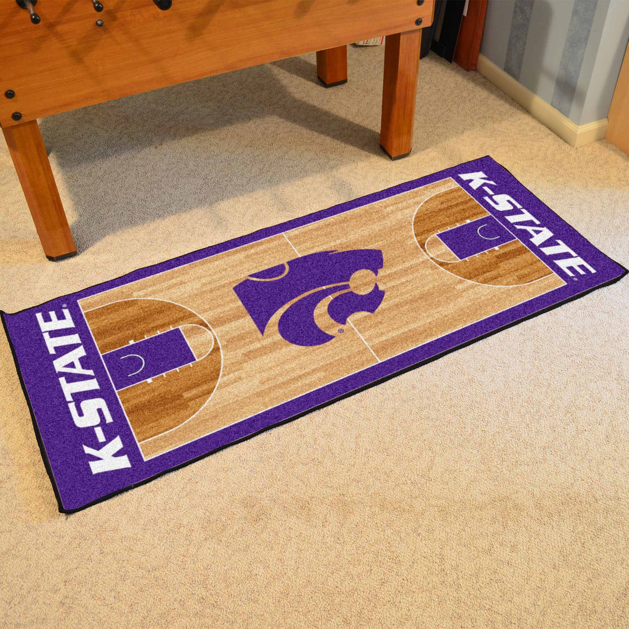 Kansas State Wildcats Court Runner Rug - 30in. x 72in.