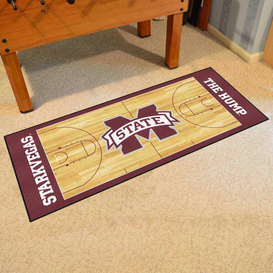 Mississippi State Bulldogs Court Runner Rug - 30in. x 72in. - Mississippi State