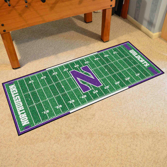 Northwestern Wildcats Field Runner Mat - 30in. x 72in.