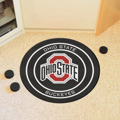 Ohio State Buckeyes Hockey Puck Rug - 27in. Diameter