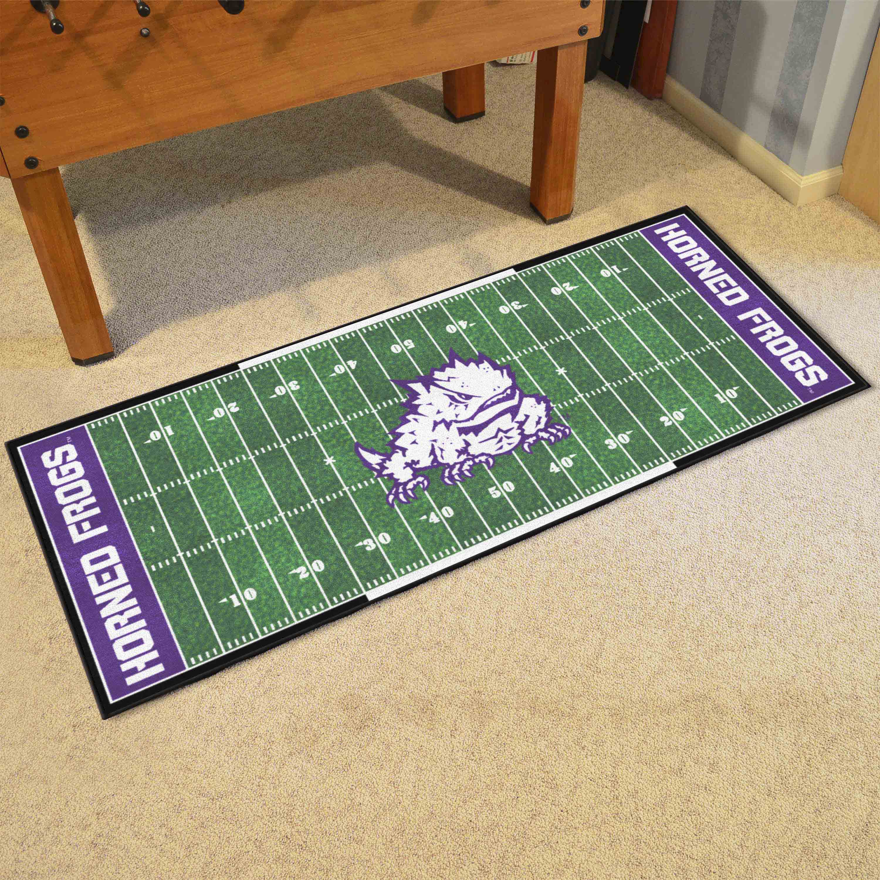 TCU Horned Frogs Field Runner Mat - 30in. x 72in.