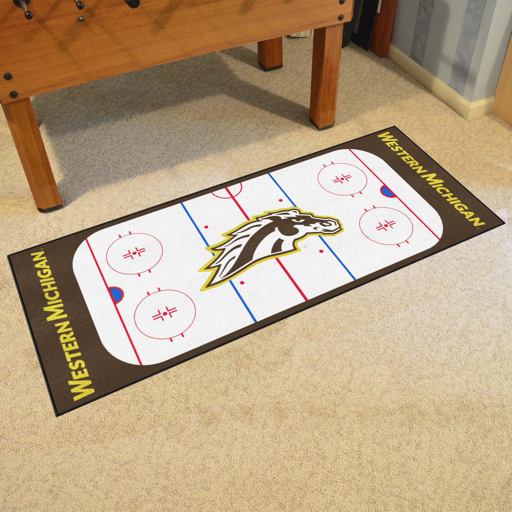 Western Michigan Broncos Rink Runner - 30in. x 72in.