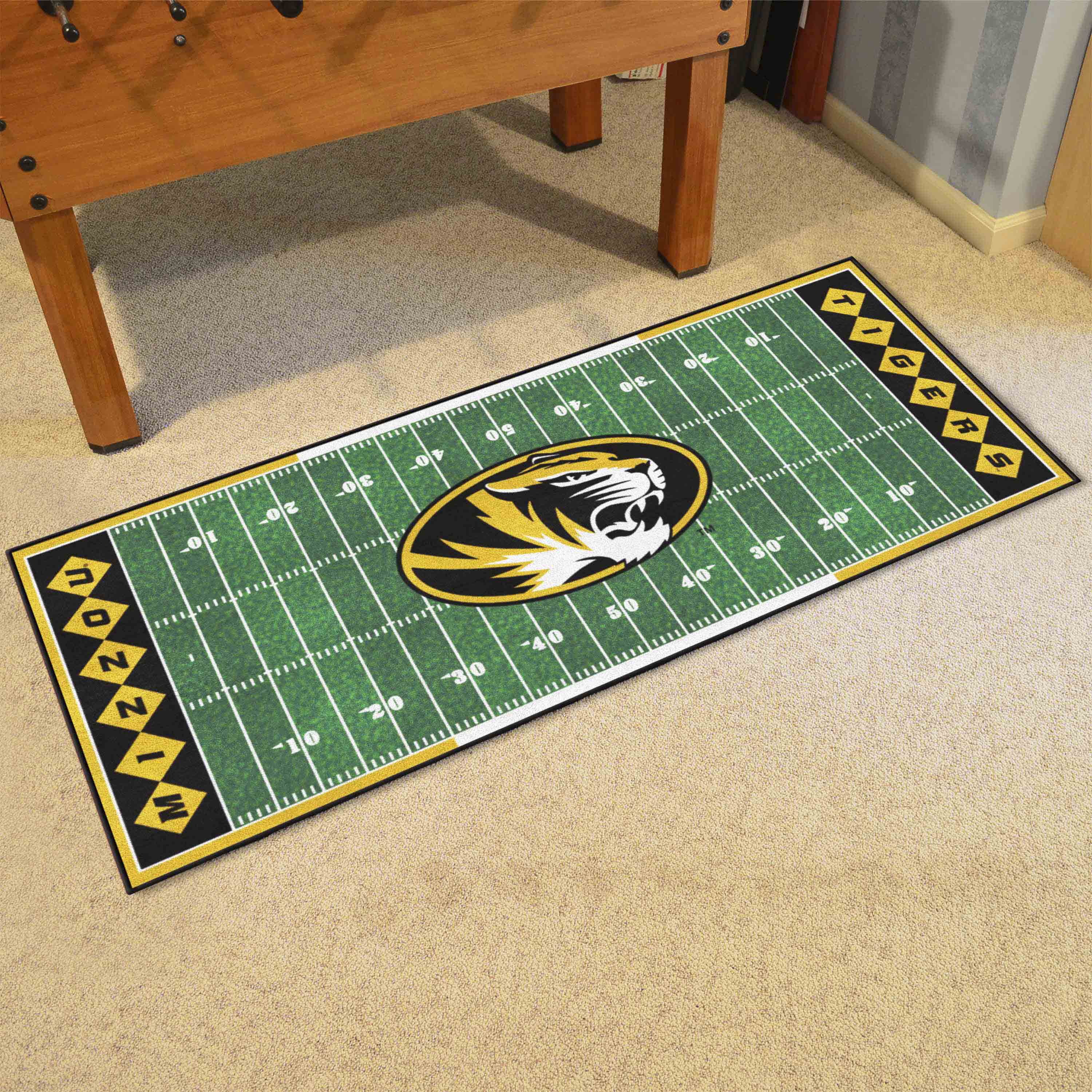 Missouri Tigers Field Runner Mat - 30in. x 72in.