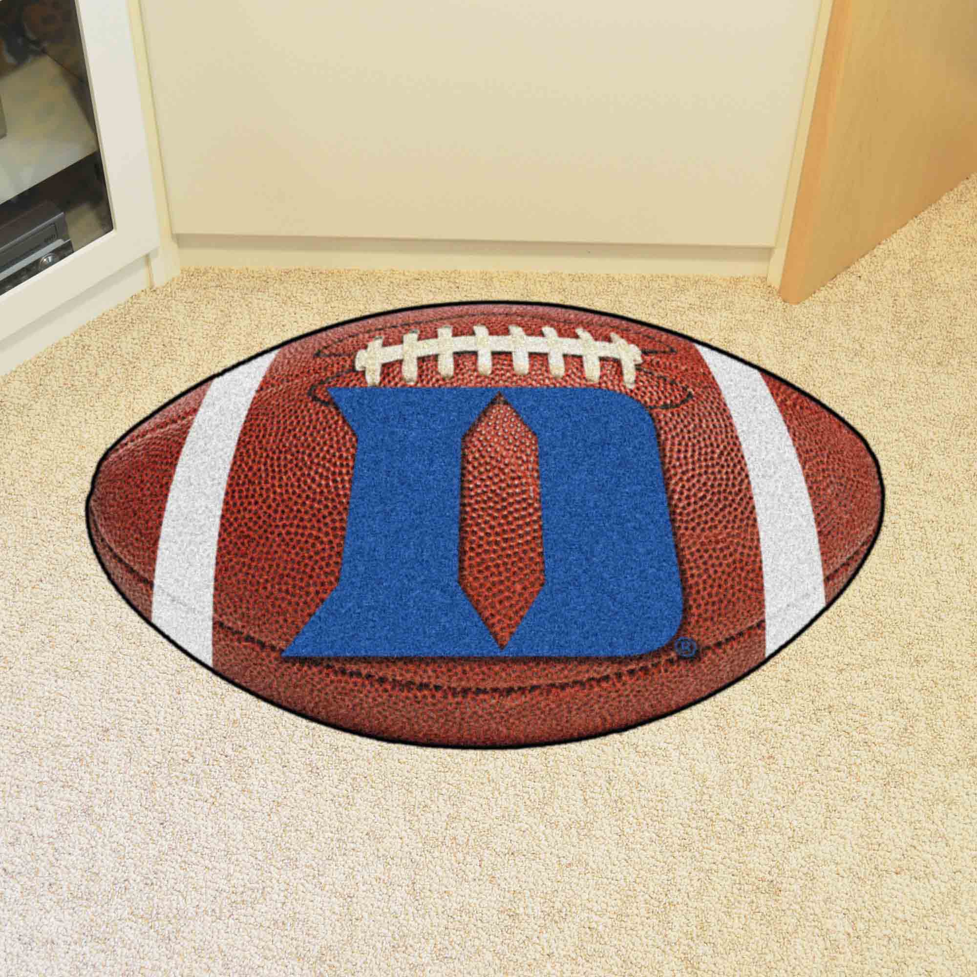 Duke Blue Devils Football Rug - 20.5in. x 32.5in., D Logo