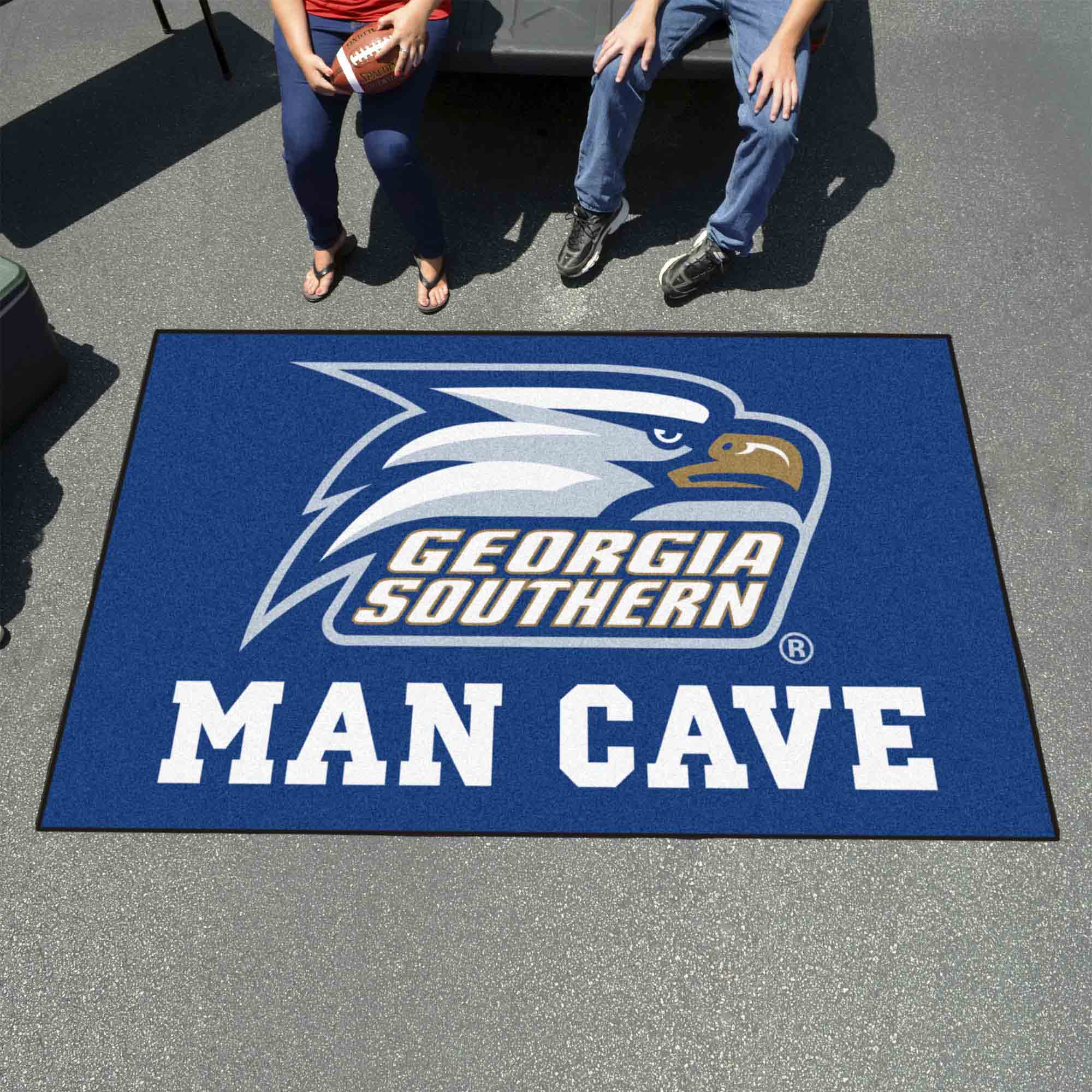 Georgia Southern Eagles Man Cave Ulti-Mat Rug - 5ft. x 8ft.