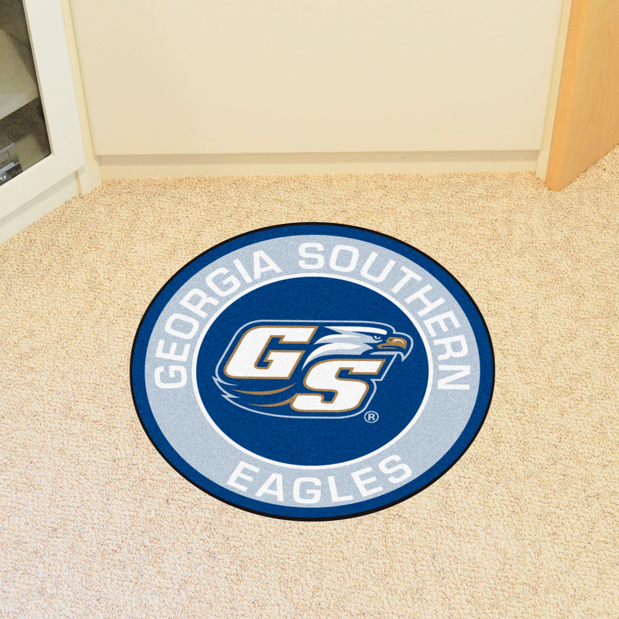 Georgia Southern Eagles Roundel Rug - 27in. Diameter