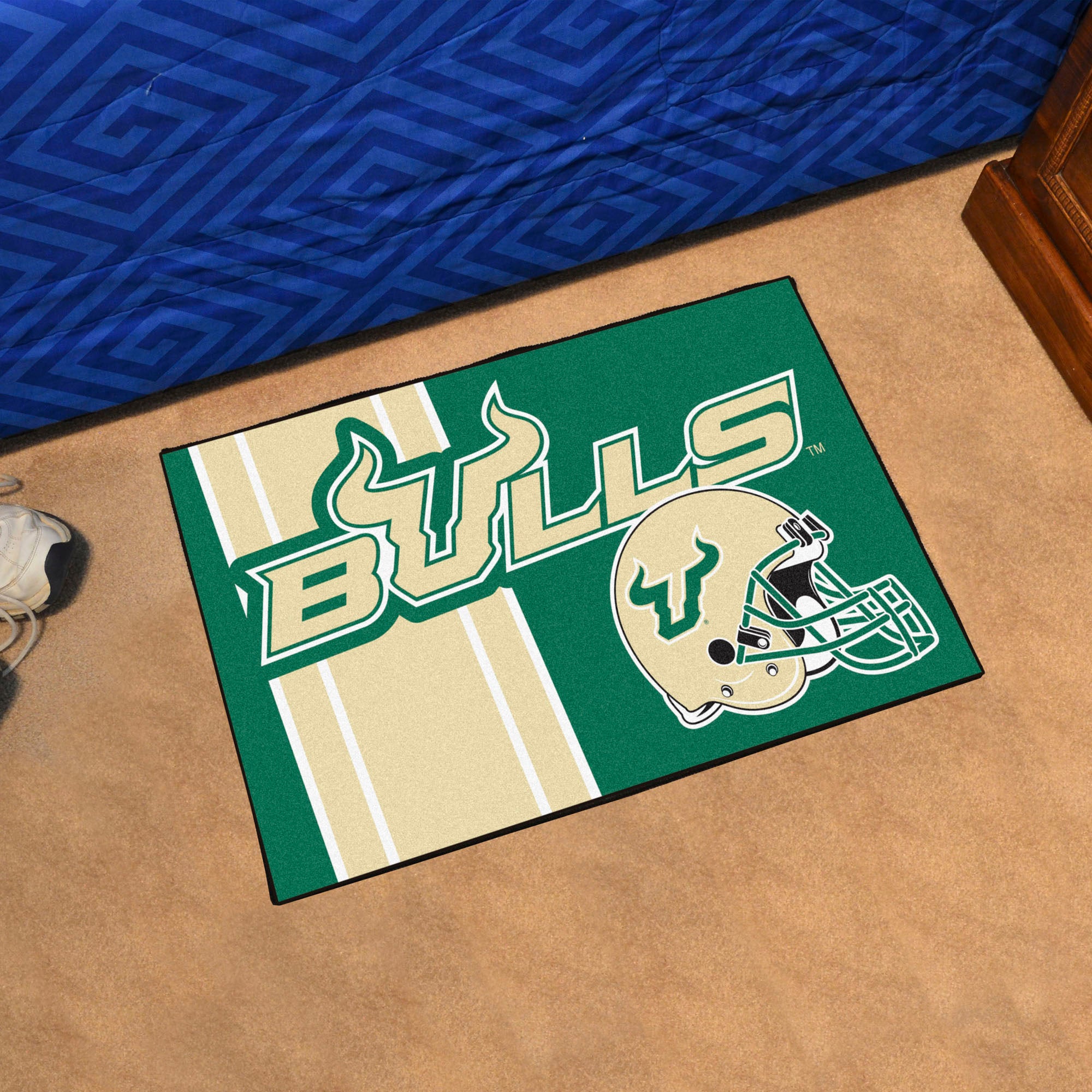 South Florida Bulls Starter Mat Accent Rug - 19in. x 30in., Uniform Design