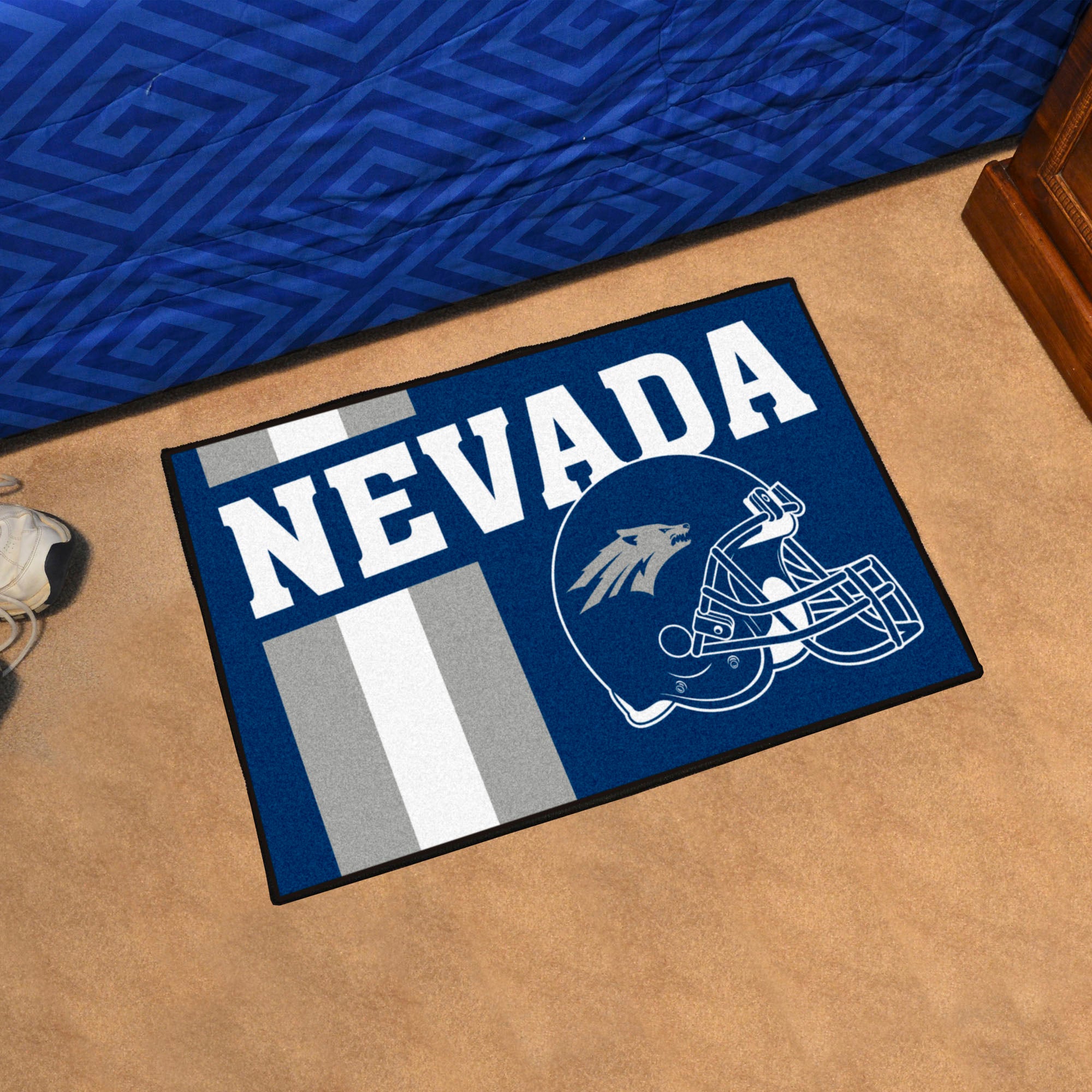 Nevada Wolfpack Starter Mat Accent Rug - 19in. x 30in., Uniform Design - Nevada