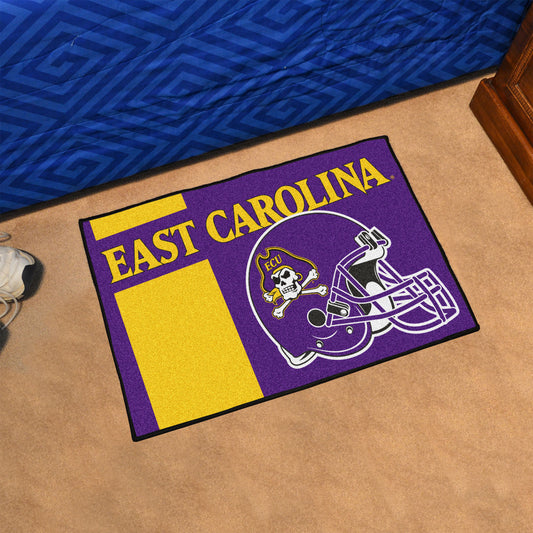 East Carolina Pirates Starter Mat Accent Rug - 19in. x 30in., Uniform Design