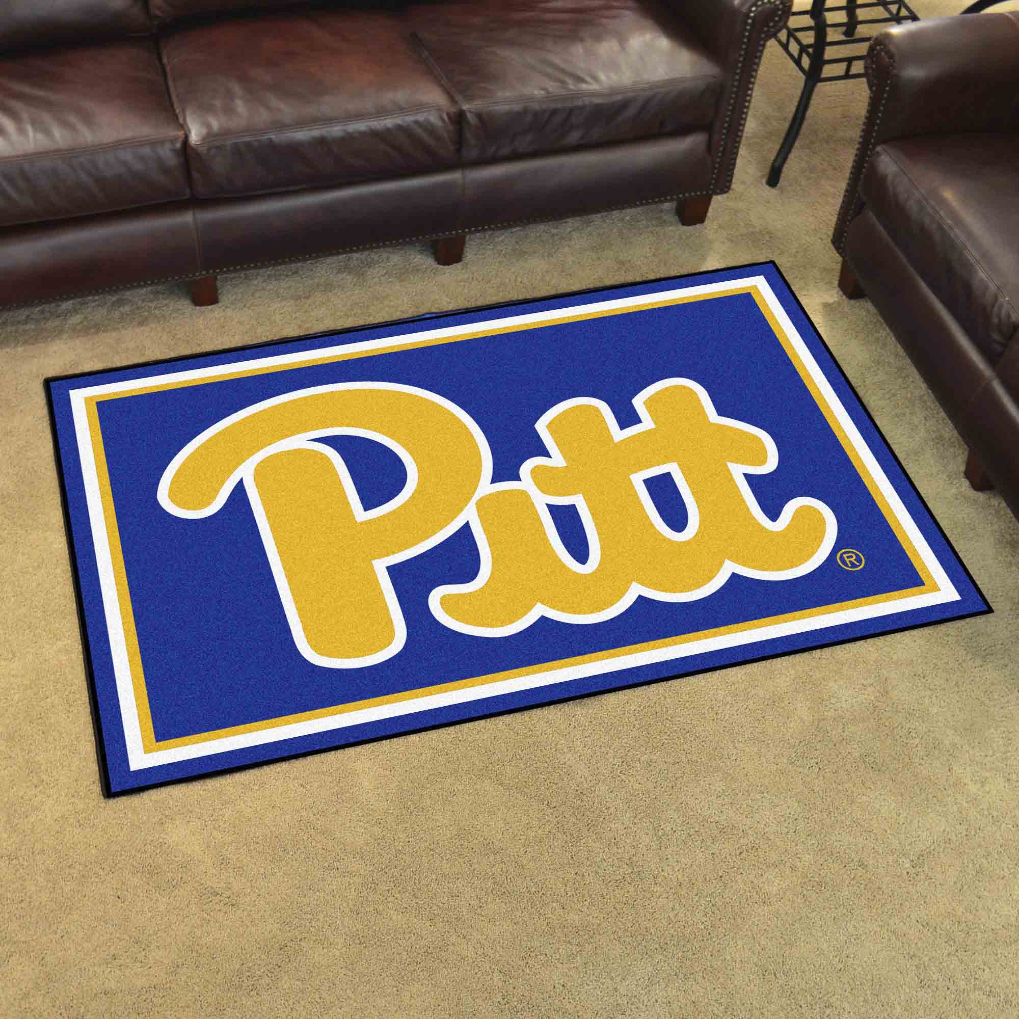 Pitt Panthers 4ft. x 6ft. Plush Area Rug